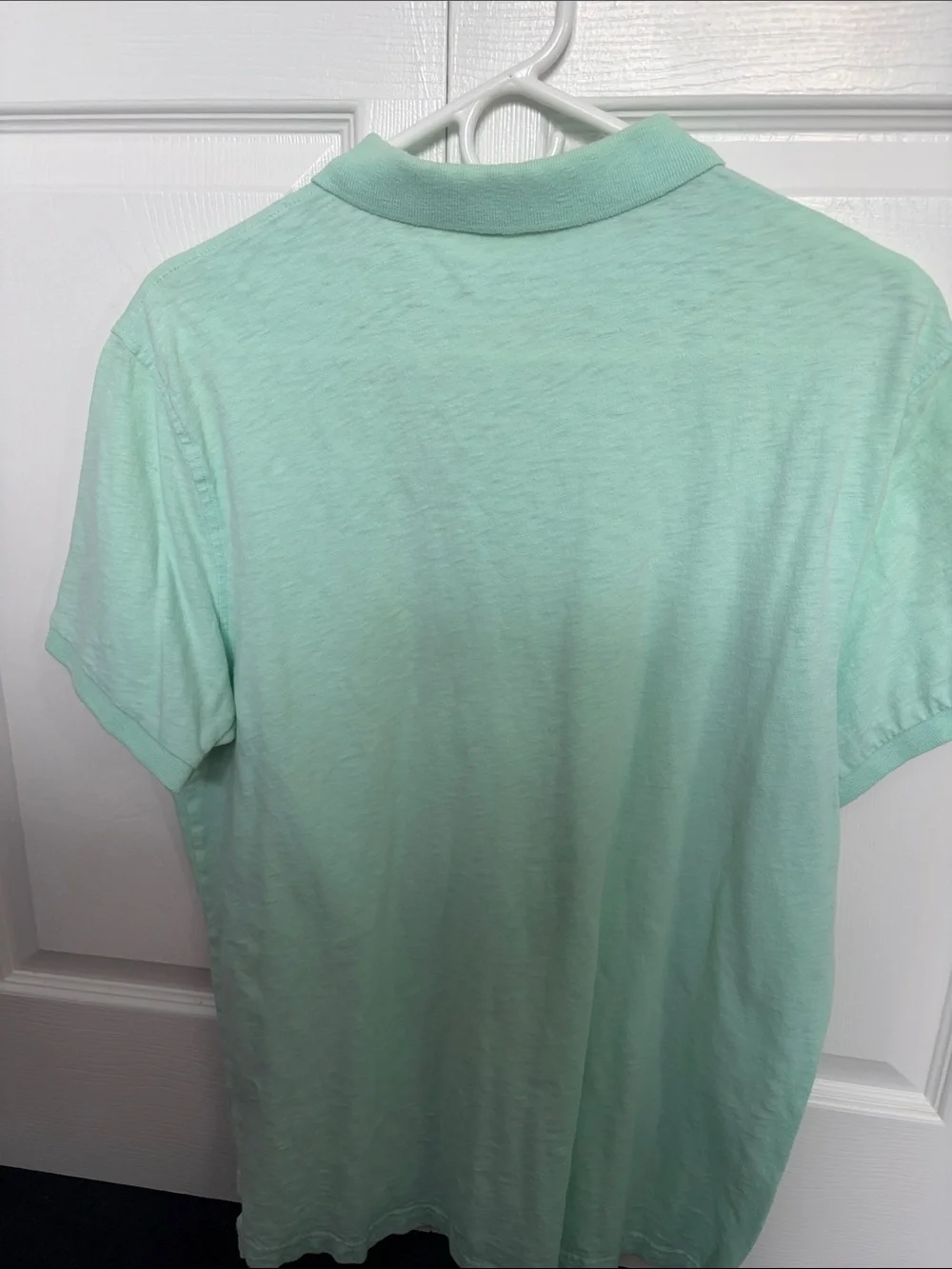 J. Crew Men’s Slub Polo Shirt in Seafoam